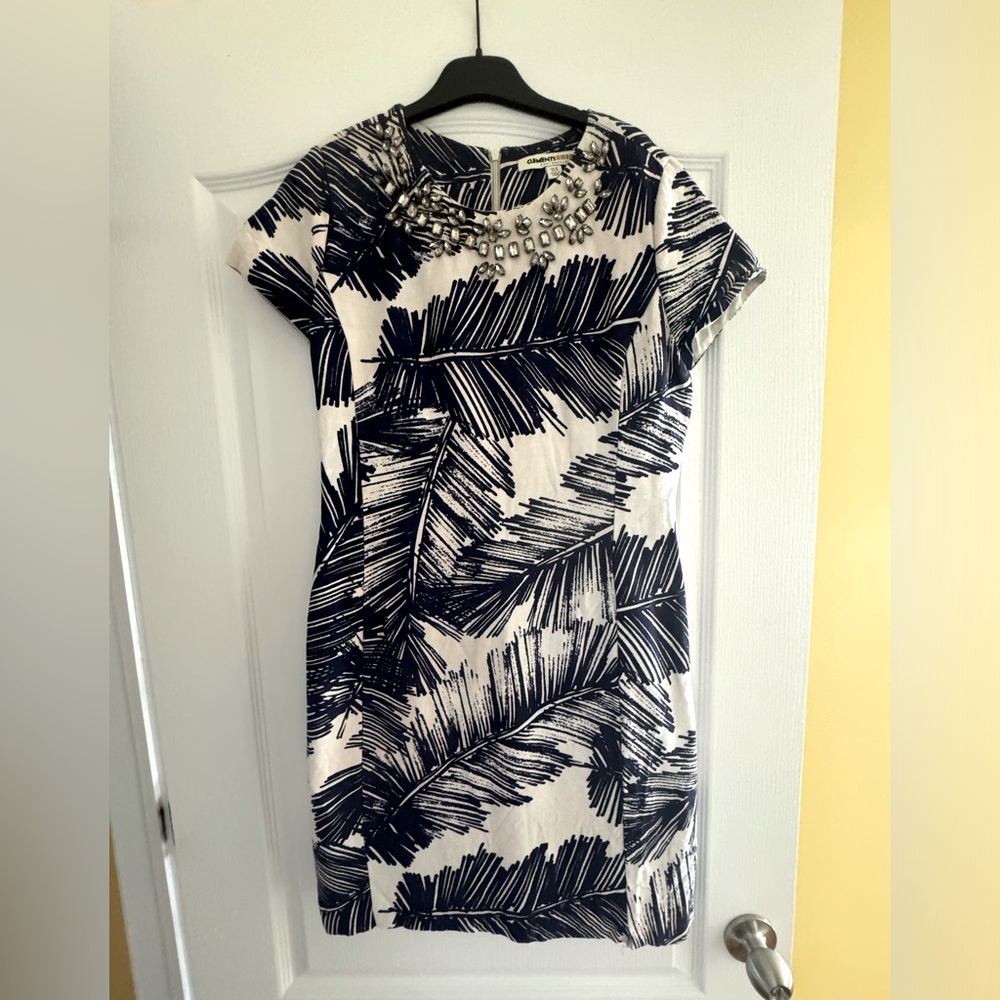 Clements Ribeiro linen blend dress size 8